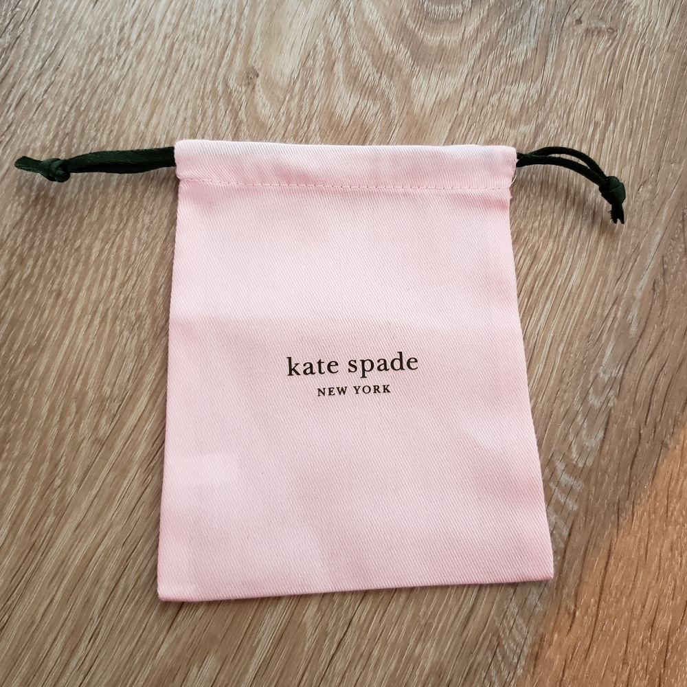 Kate Spade necklace dustbag in pink